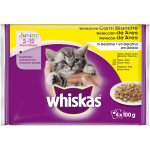 WHISKAS POUCH CARNI BIA.4x100g