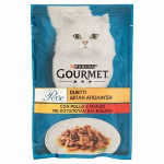 GOURMET PERLE POLLO/MANZO G.85