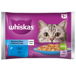 WHISKAS CORE SELEZ.PESCE 4X85GR