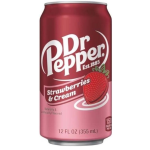 USA Dr. Pepper Strawberry & Cream - 355ml 