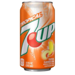 USA 7up Tropical - 355ml - ohne Landessprache Sticker