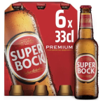 Super Bock Original 5.2% / Bier Flaschen 4x6er Pack - 330ml