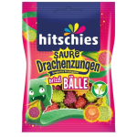 Hitschies saure Drachenzungen brizzl Bälle Beutel - 100g