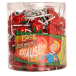 Cool Erdbeer Brause Lollies Dose ŕ 100 Stk.