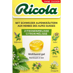 Ricola Zitronenmelisse Box ohne Zucker - 50g