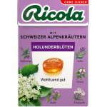 Ricola Holunderblüten Box ohne Zucker - 50g