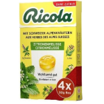 Ricola Zitronenmelisse Box ohne Zucker Multi-Box - 4x50g / AKTION