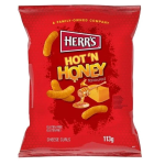 Herr's Hot'n Honey cheese curls (Gluten Free) - 113g