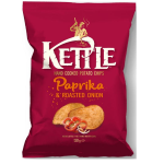 Kettle Hand cooked Chips Paprika & Roast Onion - 130g //