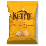 Kettle Hand cooked Chips Mature Cheddar&Red Onion - 130g