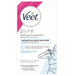 Veet Kaltwachsstreifen sensible Haut Bikinizone & Achseln mit Easy Grip - 16 Streifen ° ++