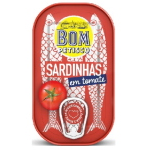 Bom Petisco Sardinhas Tomate Lata / Sardinen Tomaten - 120g