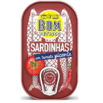 Bom Petisco Sardinhas Tom. Picante Lata / Sard. Tom. pikant - 120g
