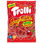 Trolli Spaghettini Sour Erdbeer Beutel - 100g
