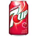 USA 7up Cherry - 355ml - ohne Landessprache Sticker